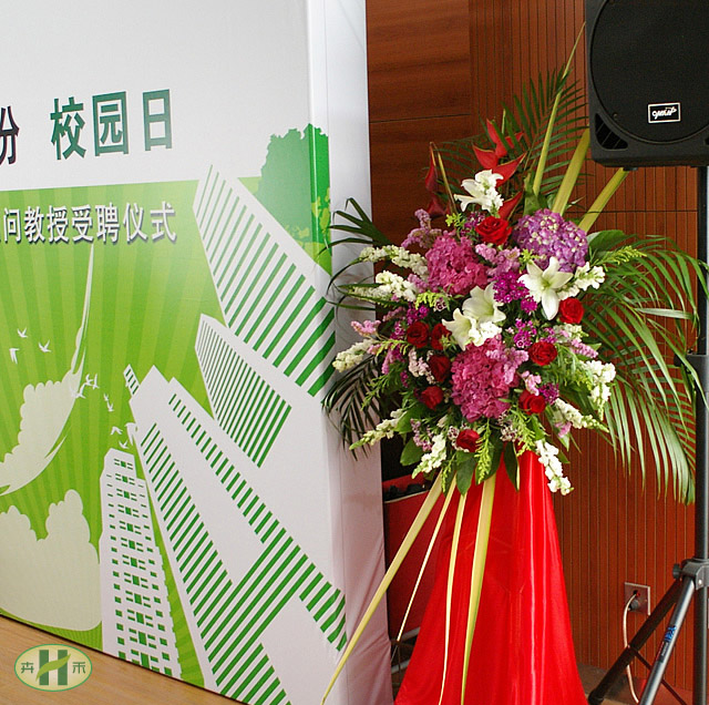 临时租花